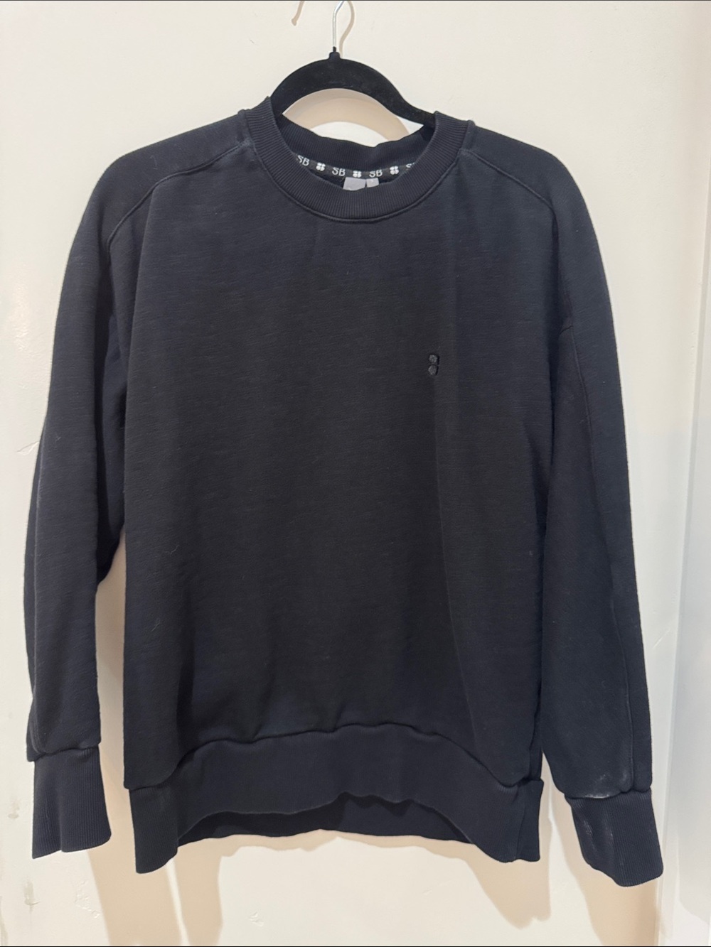 Sweaty Betty Women’s oversized Black Crewneck Pullover